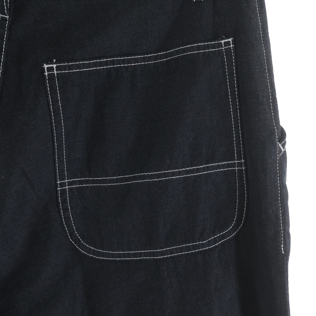 COMME des GARCONS HOMME PLUS(コムデギャルソンオムプリュス) 10SS 1B ホワイトステッチデザイン テーパードパンツ グレー PE-P062 PE-P062