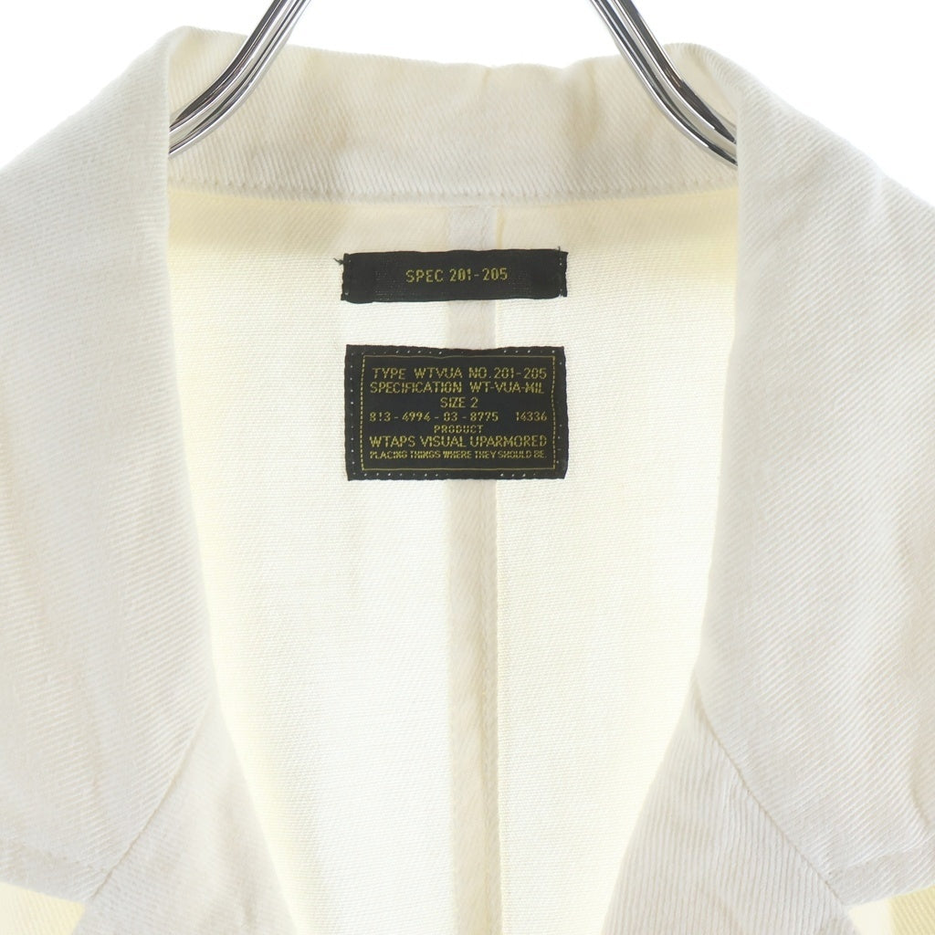 WTAPS(ダブルタップス) 14SS CONCRETE ENVIRONMENT ショップコート ホワイト 141GWDT-JKM01 141GWDT-JKM01