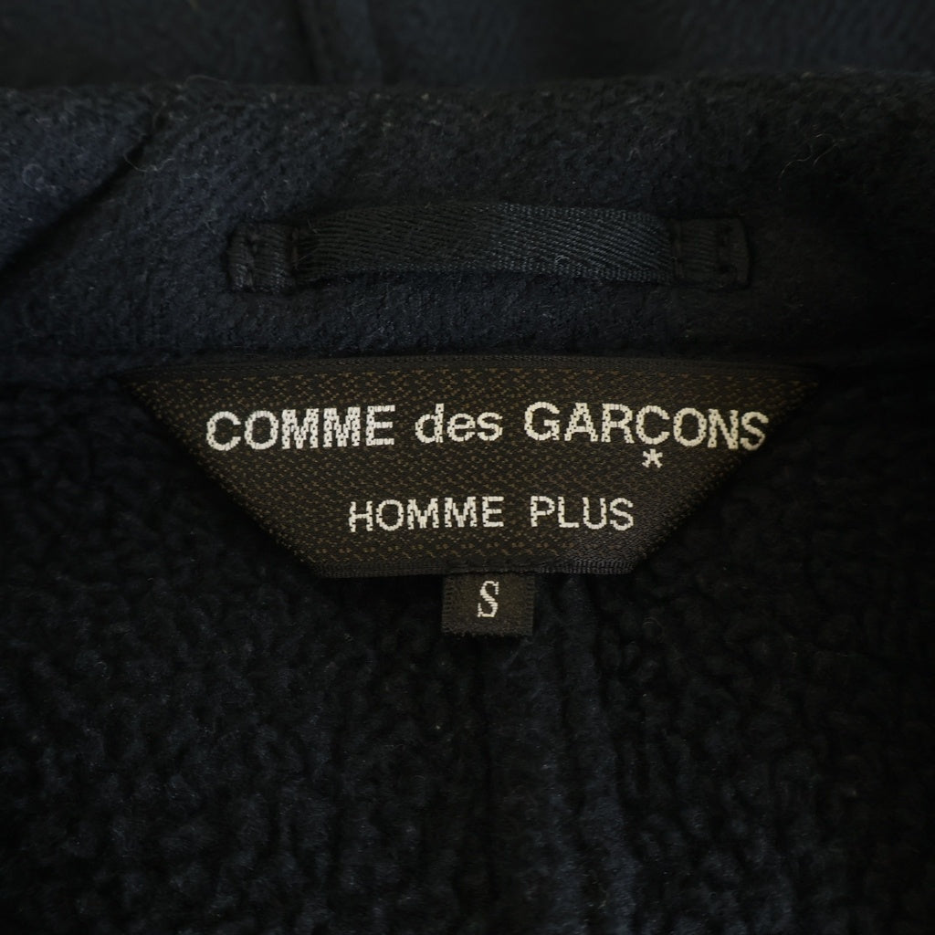 COMME des GARCONS HOMME PLUS(コムデギャルソンオムプリュス) 10AW 2Peace Docking Tailored Jacket ドッキング テーラードジャケット フリース ネイビー PF-J084