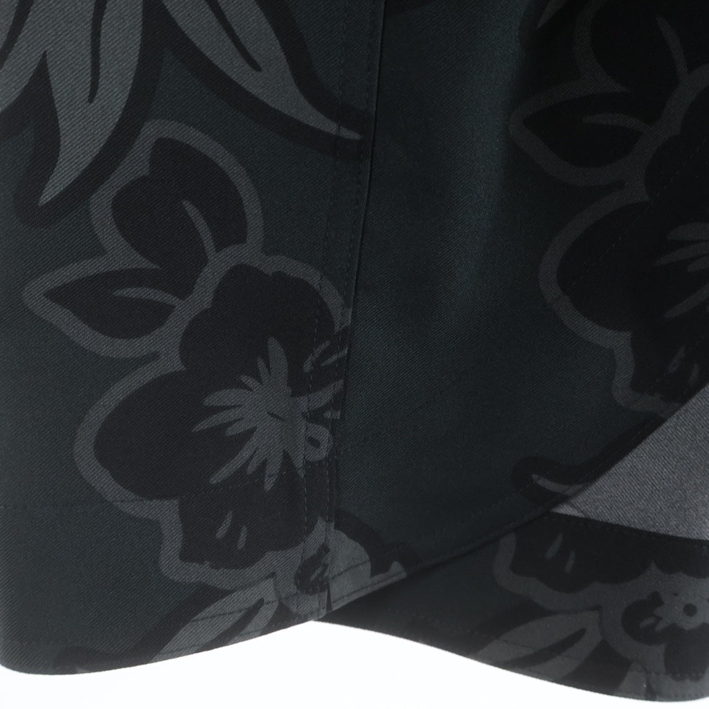 COMME des GARCONS HOMME PLUS(コムデギャルソンオムプリュス) 11SS 4Pocket Jacket 4ポケット ジャケット ハイビスカス柄 ダークグリーン EG-J008