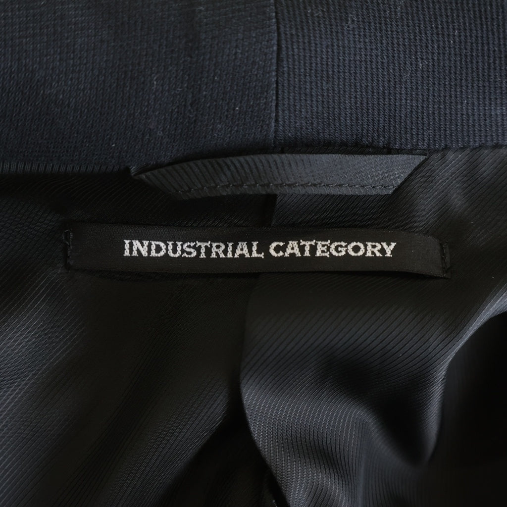 NO BRAND(ノーブランド) INDUSTRIAL CATEGORY Tailored Jacket Pants インダストリアルカテゴリー シルク テーラードジャケット テーパードパンツ セットアップ ベージュ