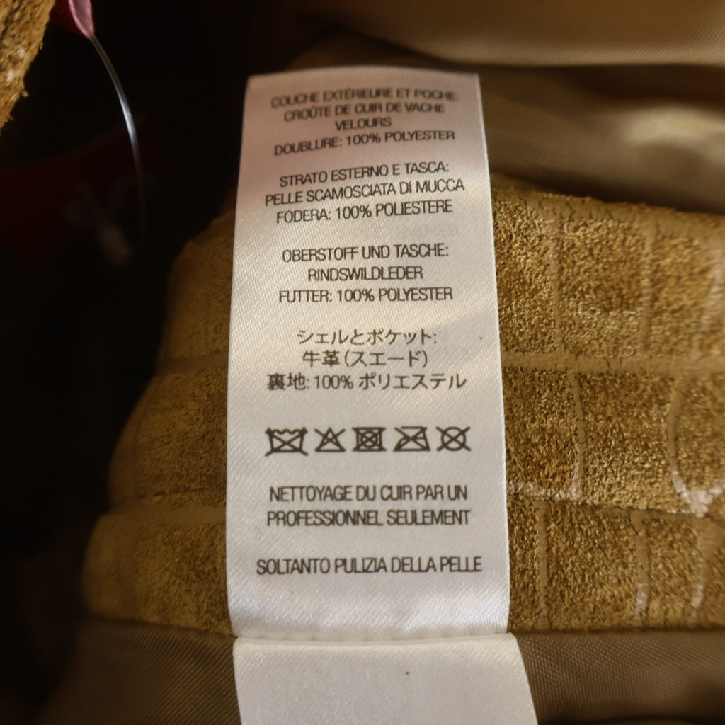 SUPREME(シュプリーム) 24AW Suede Double Knee Painter Pant Croc スウェードレザー クロコ柄 ダブルニーペインターパンツ ベージュ
