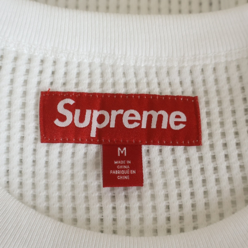 SUPREME(シュプリーム) 25SS Polartec Mesh L/S Football Top ポーラテック メッシュフットボールシャツ 長袖Tシャツ ロンT ホワイト