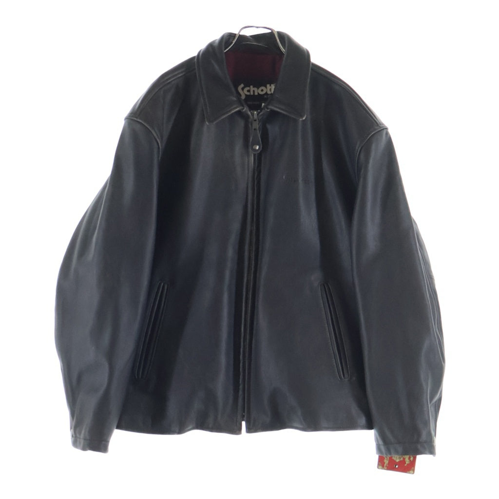 SUPREME(シュプリーム) 25AW Schott Leather Racer Jacket ショット レザーレーサージャケット ブラック