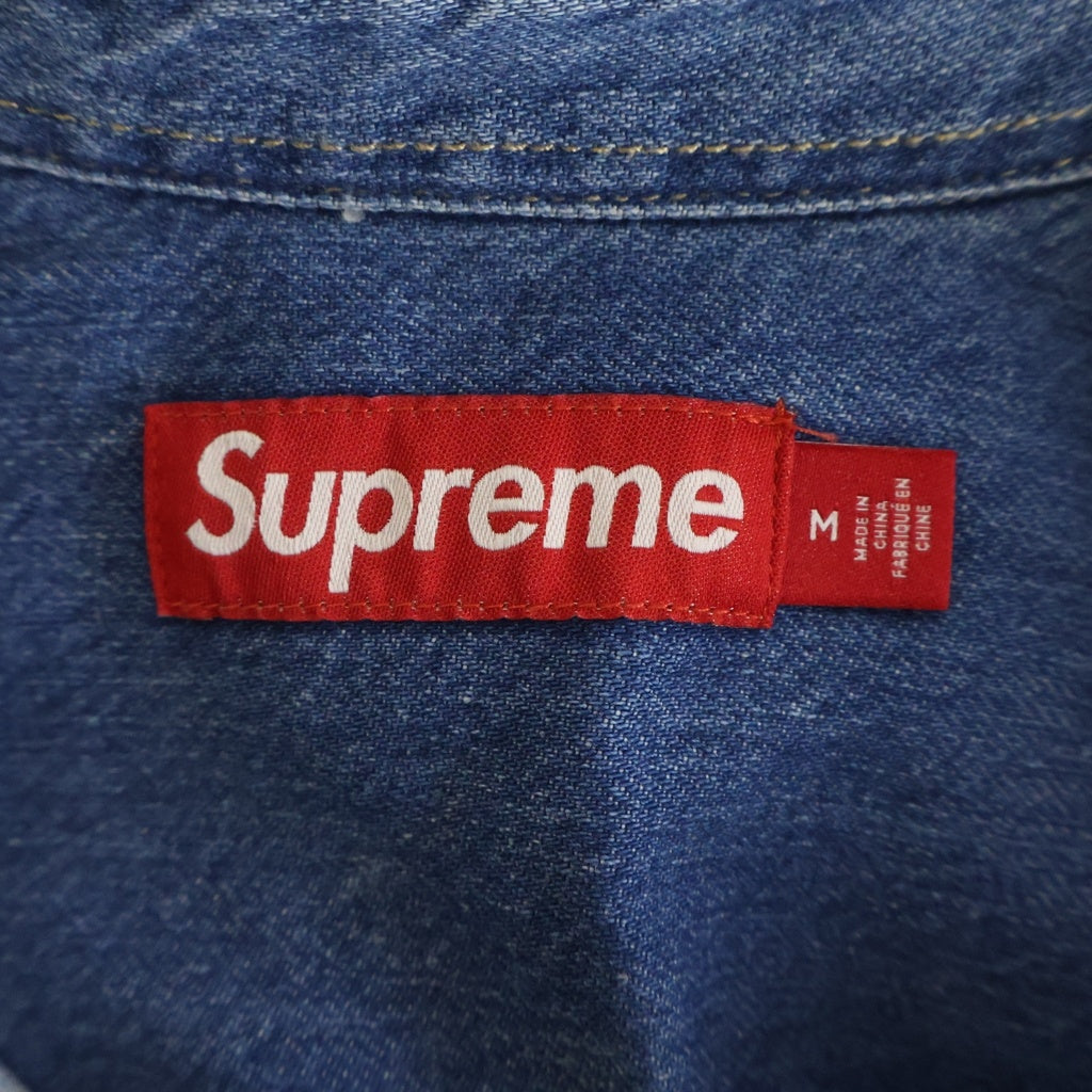 SUPREME(シュプリーム) 26SS Worn Snap Painter Shirt ウォーン スナップ ペインターシャツ 長袖シャツ インディゴ