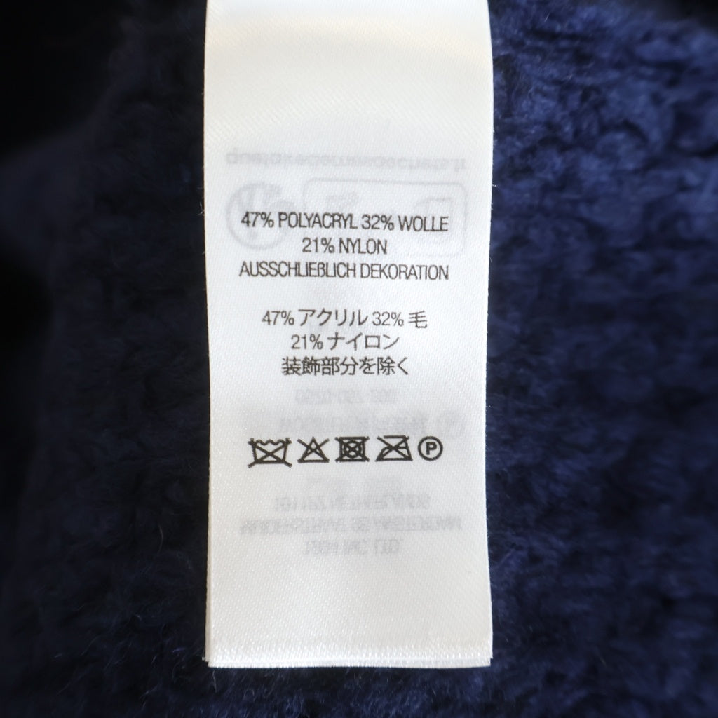 SUPREME(シュプリーム) 25AW Small Box Waffle Sweater スモールボックスロゴ クルーネックワッフルニットセーター ネイビー