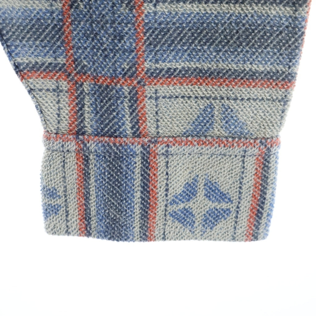 RRL(ダブルアールエル) Print Reverse-Terry Work Shirt リバーステリー ワークシャツ 長袖シャツ マルチ