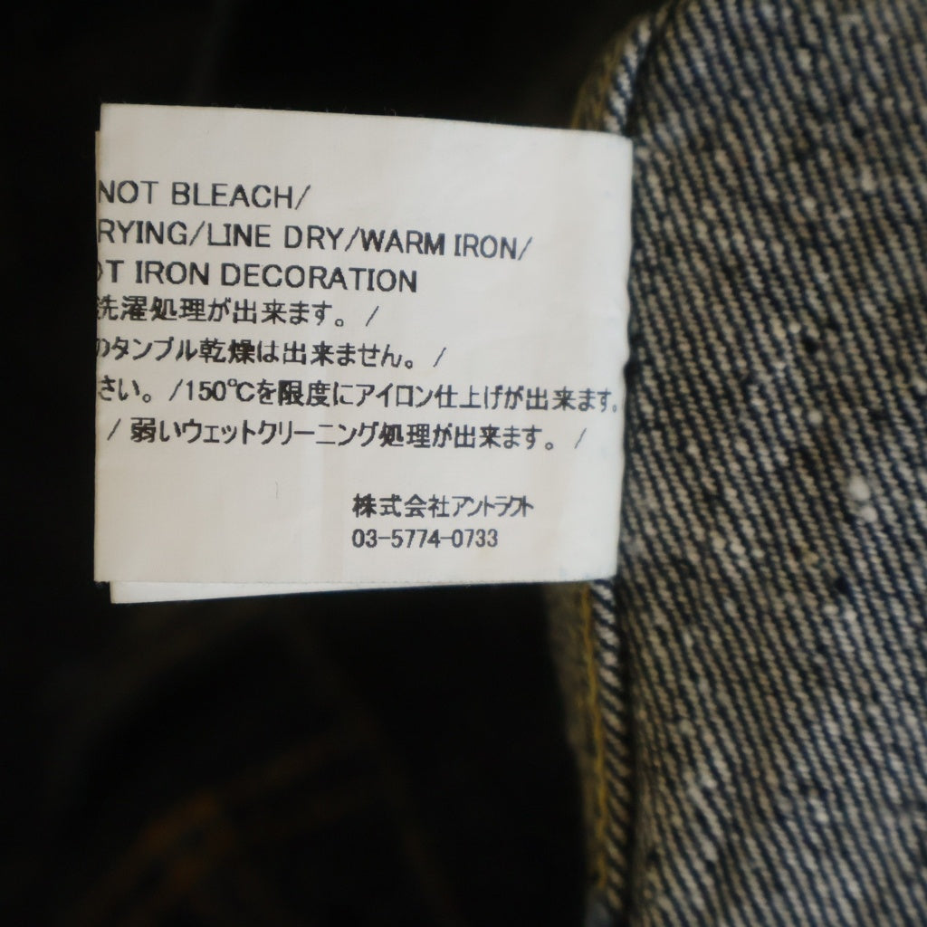 READY MADE(レディメイド) 23AW DENIM JACKET ヴィンテージ加工 デニムジャケット Gジャン インディゴ RE-CO-BL-00-00-241