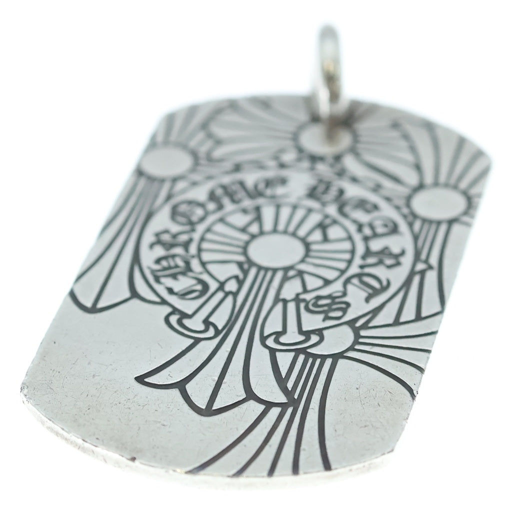 CHROME HEARTS(クロムハーツ) D TAG LRG GOD BLESS ゴッドブレス ラージドッグタグ ペンダントトップ シルバー