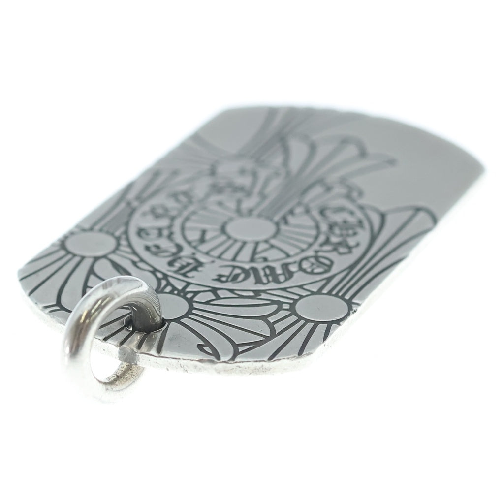 CHROME HEARTS(クロムハーツ) D TAG LRG GOD BLESS ゴッドブレス ラージドッグタグ ペンダントトップ シルバー