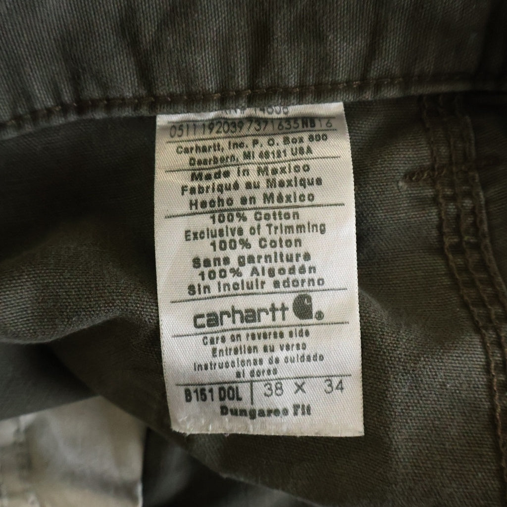 CARHARTT(カーハート) 00s Relaxed Fit Utility Work Pant ルーズ フィット ワーク ペインターパンツ ダークオリーブ B151 DOL