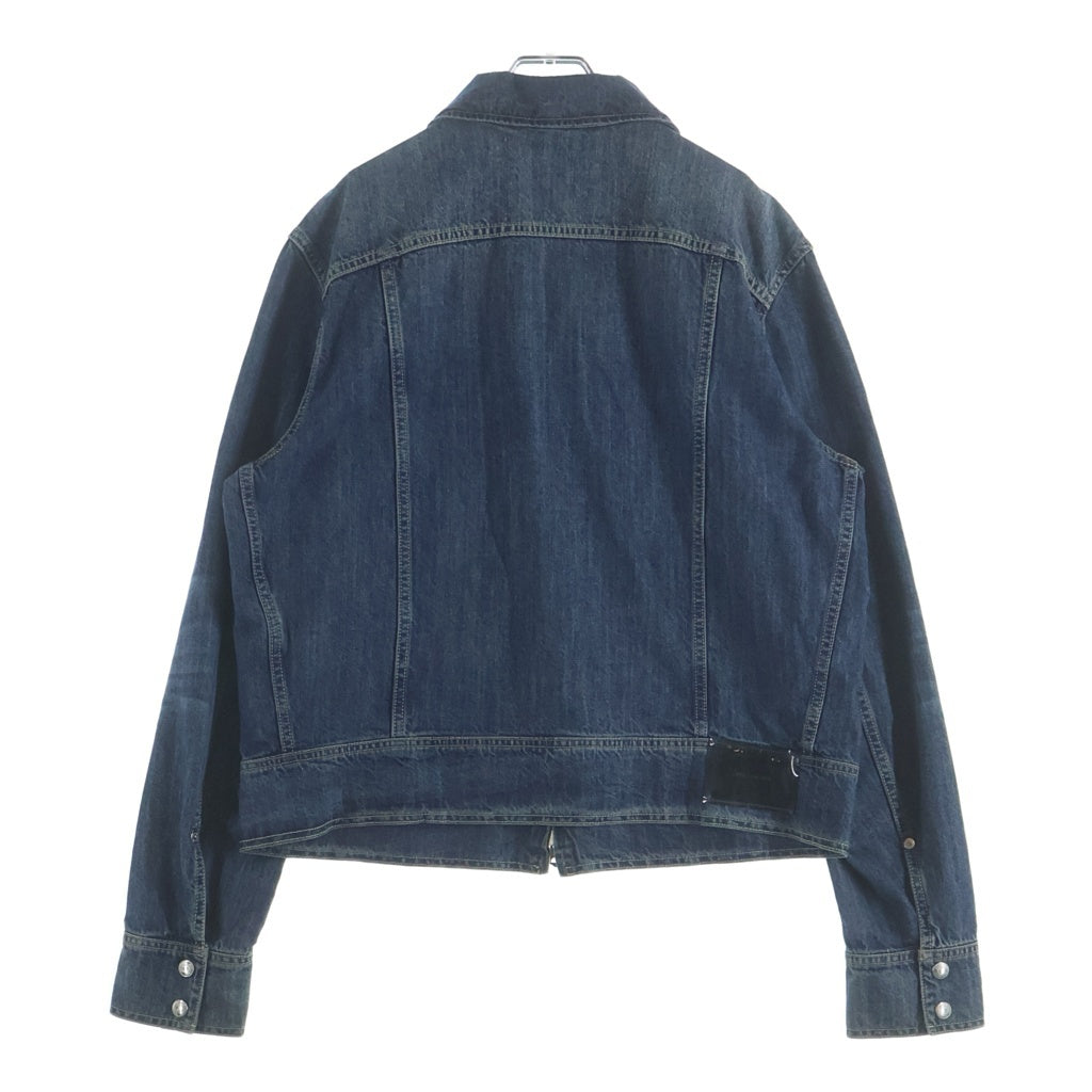 OUR LEGACY(アワーレガシー) 24AW TRUCKER JACKET VINTAGE DENIM ヴィンテージデニム トラッカー ジップジャケット 長袖 インディゴブルー M4245TW