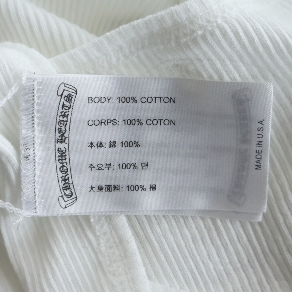CHROME HEARTS(クロムハーツ) RIB TANK リチャードスターク プリントタンクトップ ノースリーブシャツ ホワイト