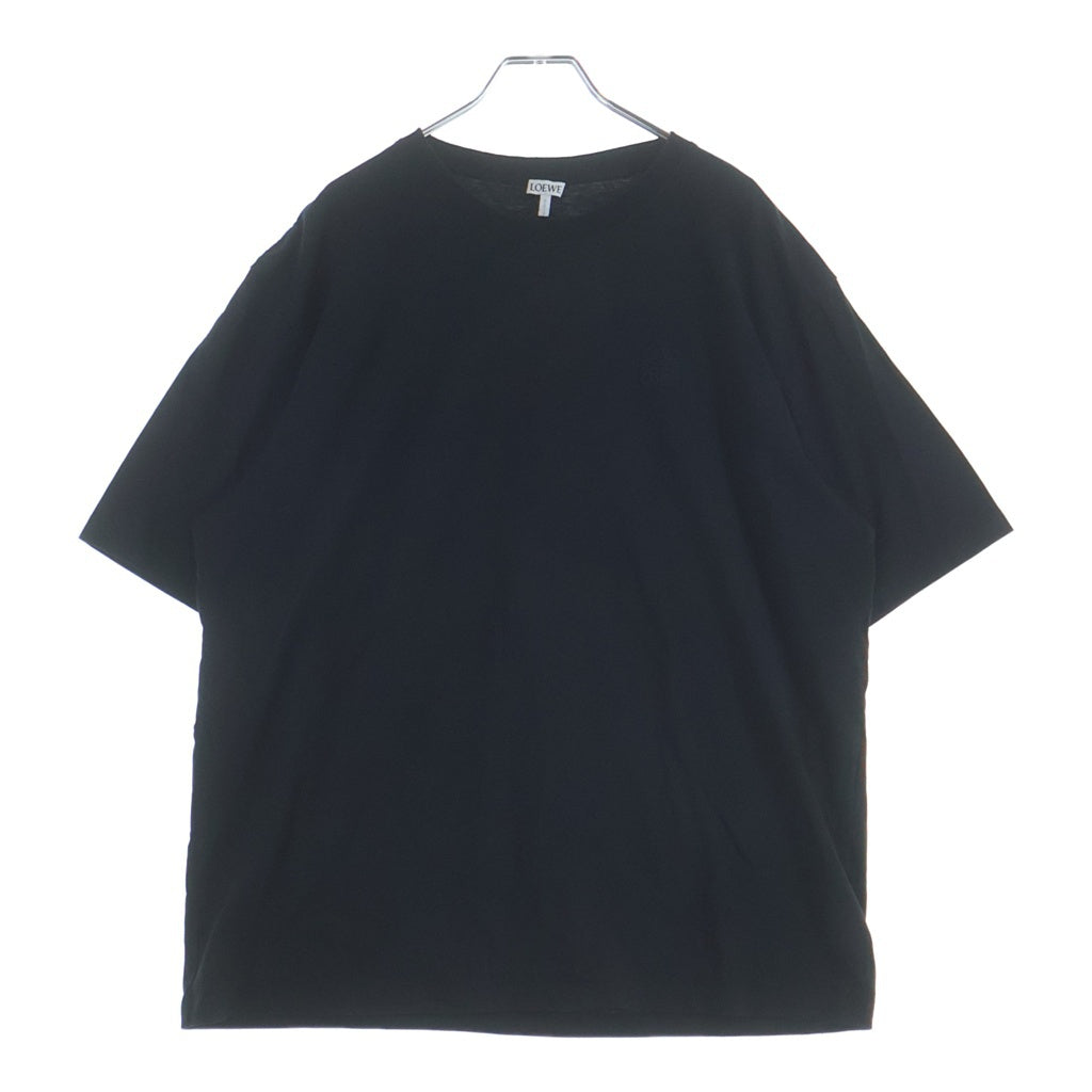 LOEWE(ロエベ) Anagram T-Shirt アナグラムロゴ刺繍 半袖Tシャツ ブラック H800Y22X11