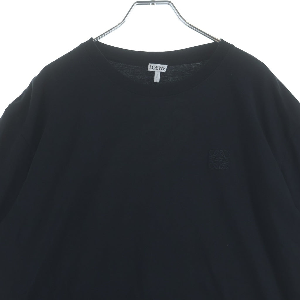 LOEWE(ロエベ) Anagram T-Shirt アナグラムロゴ刺繍 半袖Tシャツ ブラック H800Y22X11