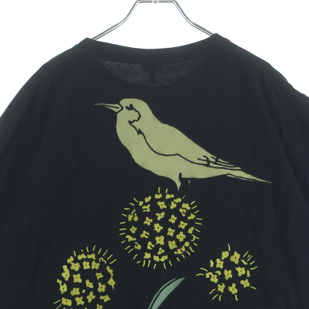 LOEWE(ロエベ) Anagram T-Shirt アナグラムロゴ刺繍 半袖Tシャツ ブラック H800Y22X11