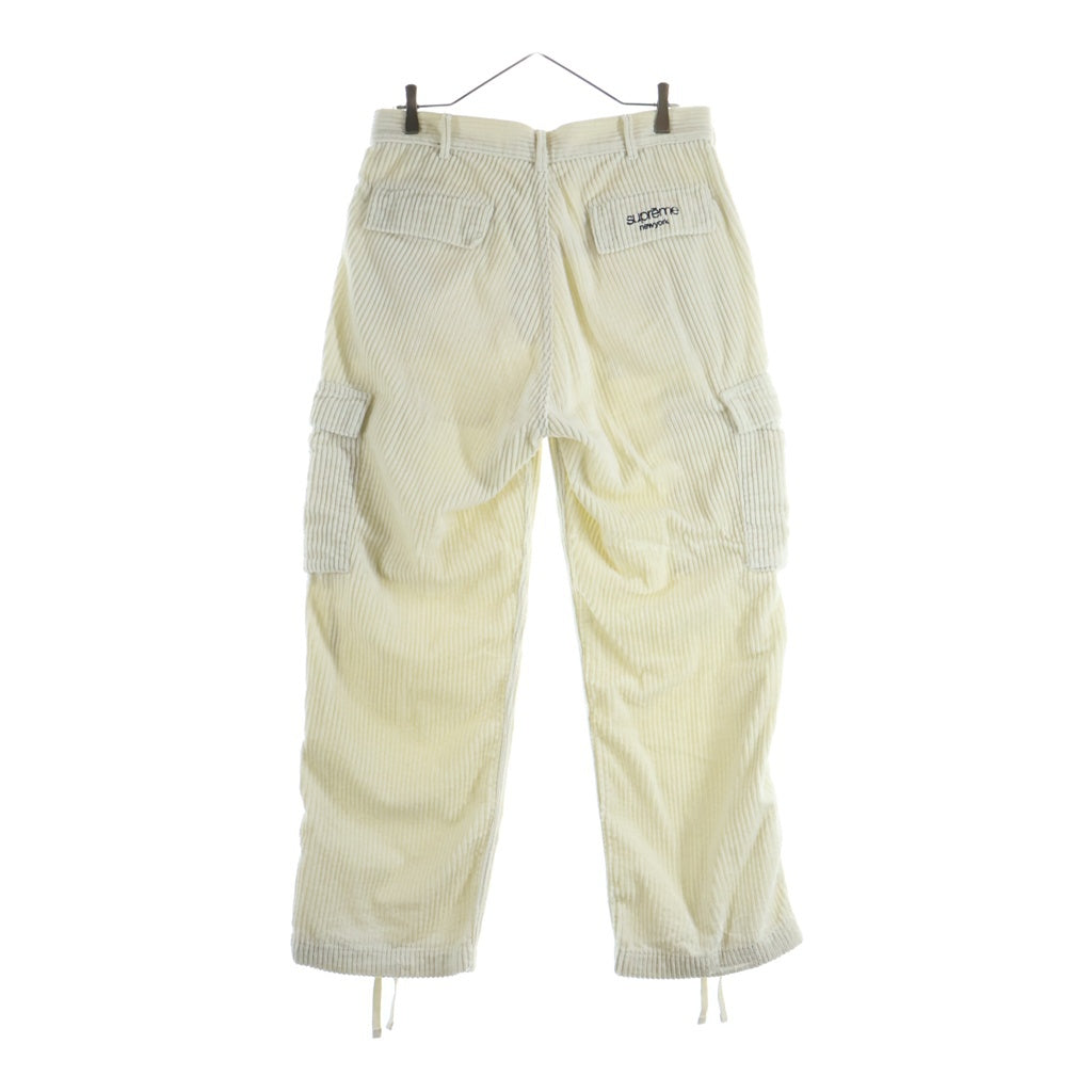 SUPREME(シュプリーム) 20SS Wide Wale Corduroy Cargo Pants ワイド ウェル コーデュロイ カーゴパンツ アイボリー