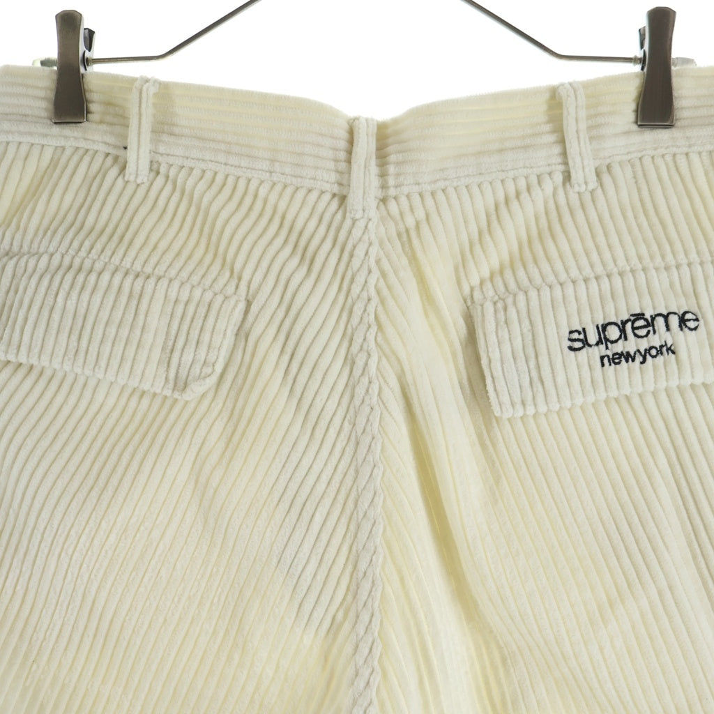 SUPREME(シュプリーム) 20SS Wide Wale Corduroy Cargo Pants ワイド ウェル コーデュロイ カーゴパンツ アイボリー