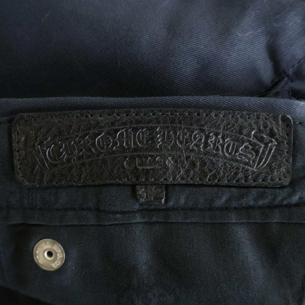 CHROME HEARTS(クロムハーツ) OLD CHINO SHORTS CRS BALL オールド ハーフチノパンツ ショーツ クロスボール ブラック