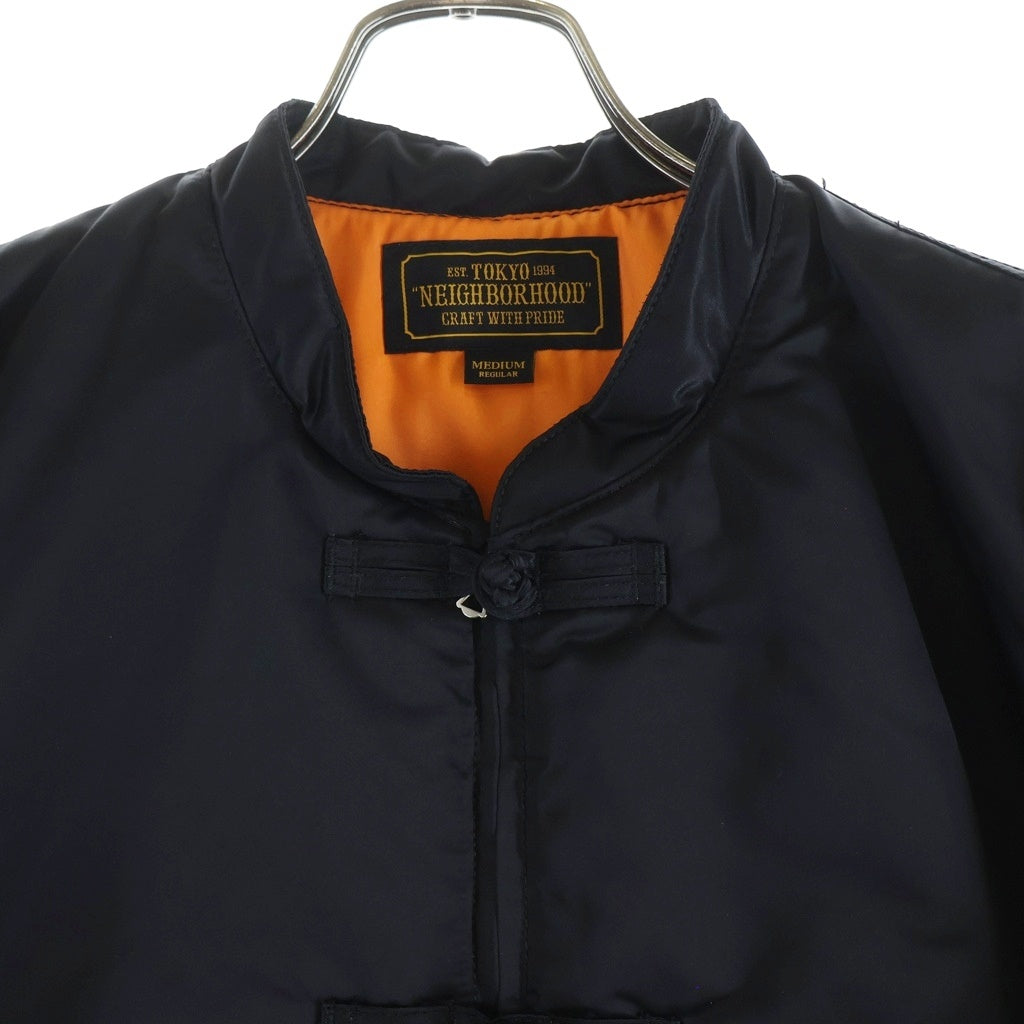 NEIGHBORHOOD(ネイバーフッド) 16AW 162SZHN-JKM01S カンフー チャイナボンバージャケット ブラック