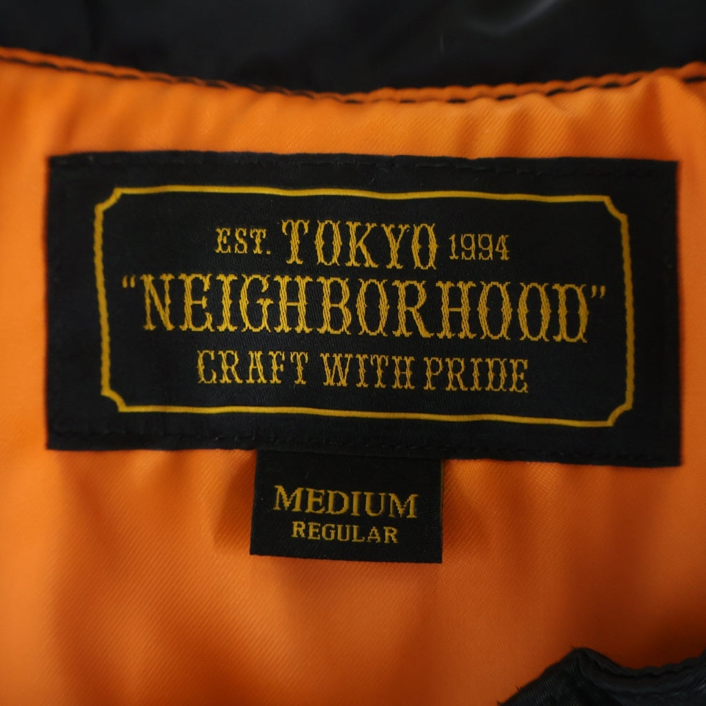 NEIGHBORHOOD(ネイバーフッド) 16AW 162SZHN-JKM01S カンフー チャイナボンバージャケット ブラック
