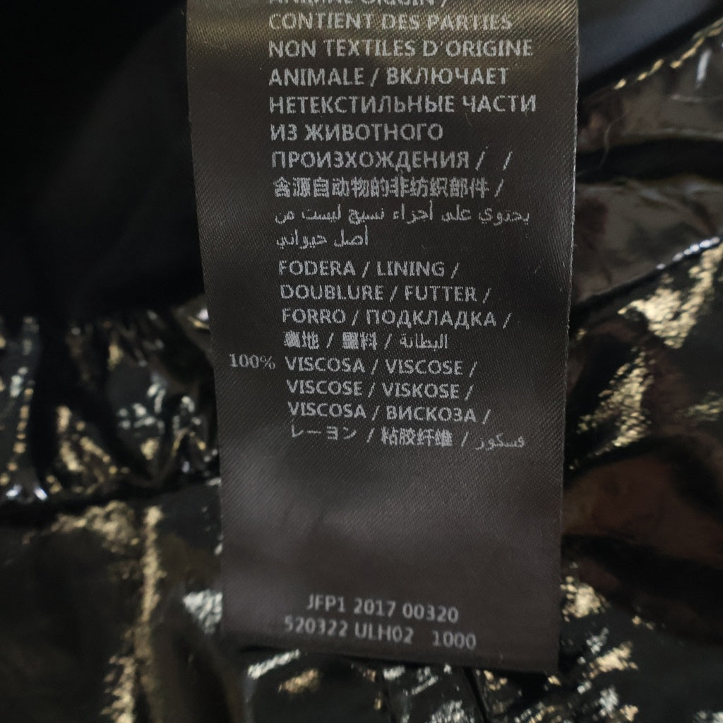 CHRISTOPHER KANE(クリストファーケイン) LEATHER RUFFLE SKIRT PATENT 520322 パテントレザー フリルスカート レディース ブラック