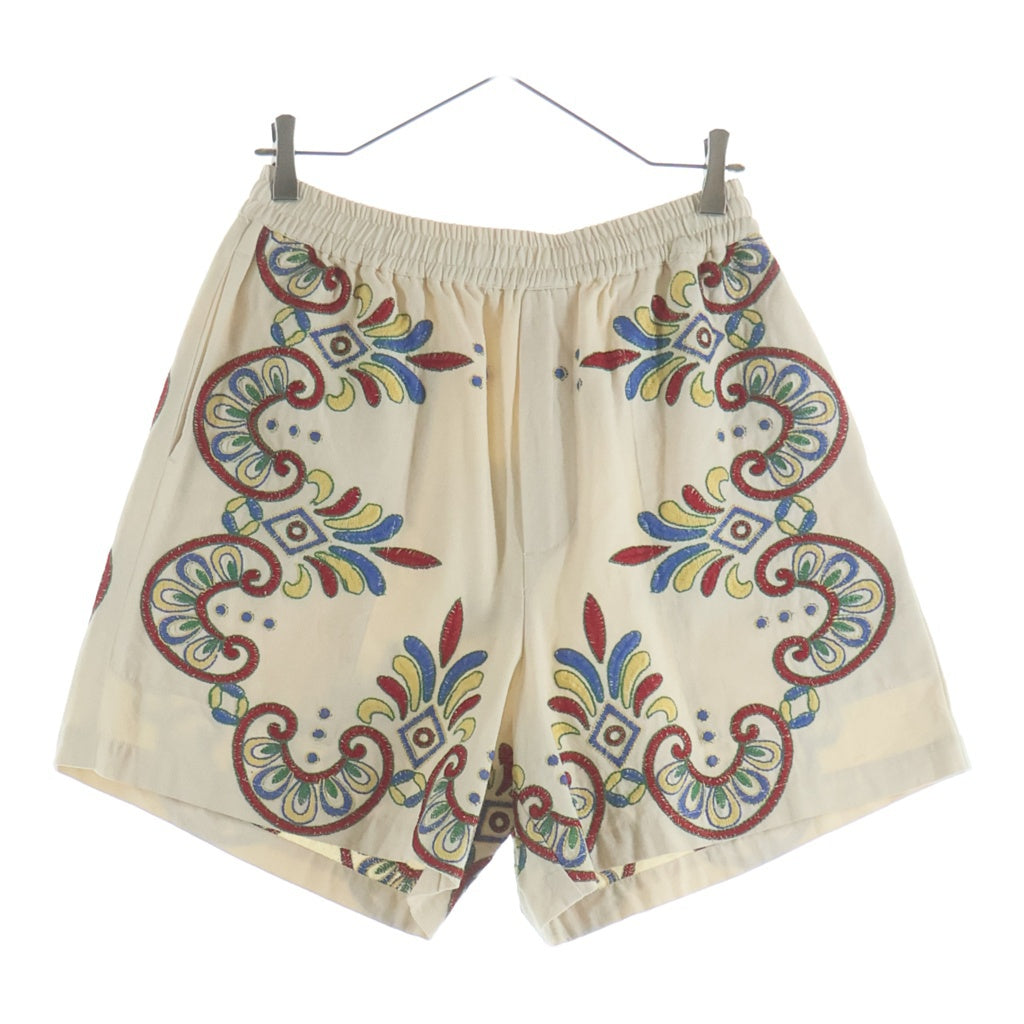 BODE(ボディ) Embroidered Carnival Short MRF22BT009 刺繍 カーニバルショーツ ハーフパンツ ベージュ