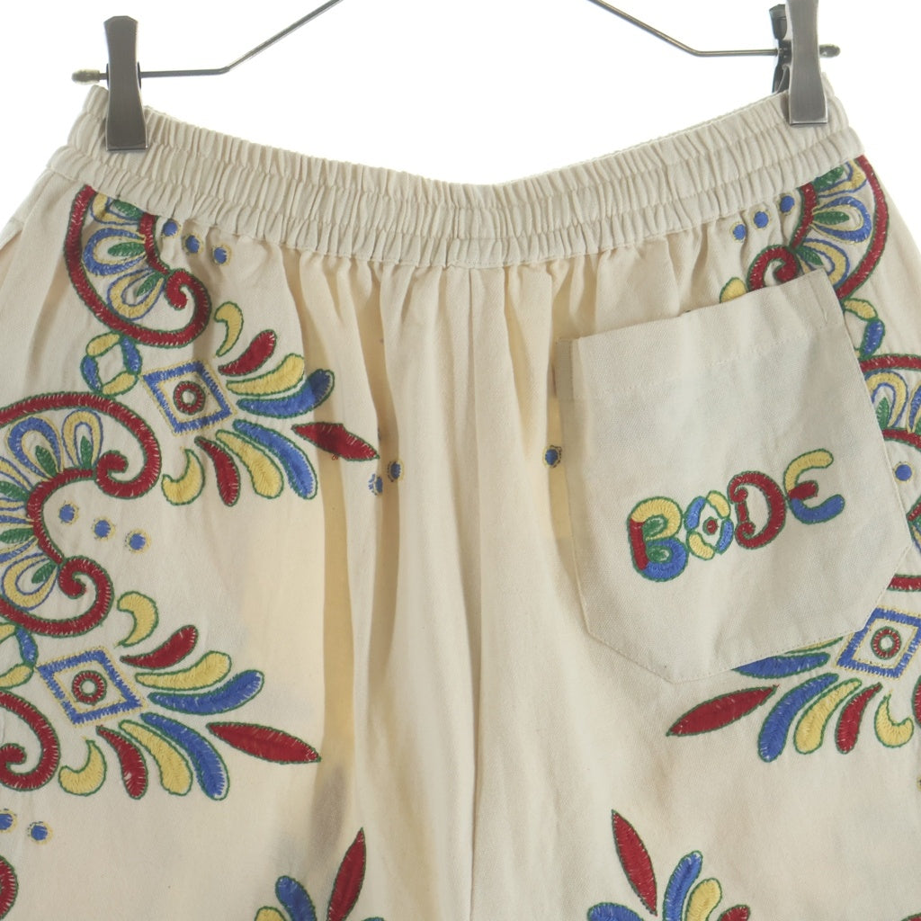 BODE(ボディ) Embroidered Carnival Short MRF22BT009 刺繍 カーニバルショーツ ハーフパンツ ベージュ