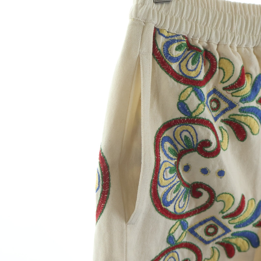BODE(ボディ) Embroidered Carnival Short MRF22BT009 刺繍 カーニバルショーツ ハーフパンツ ベージュ