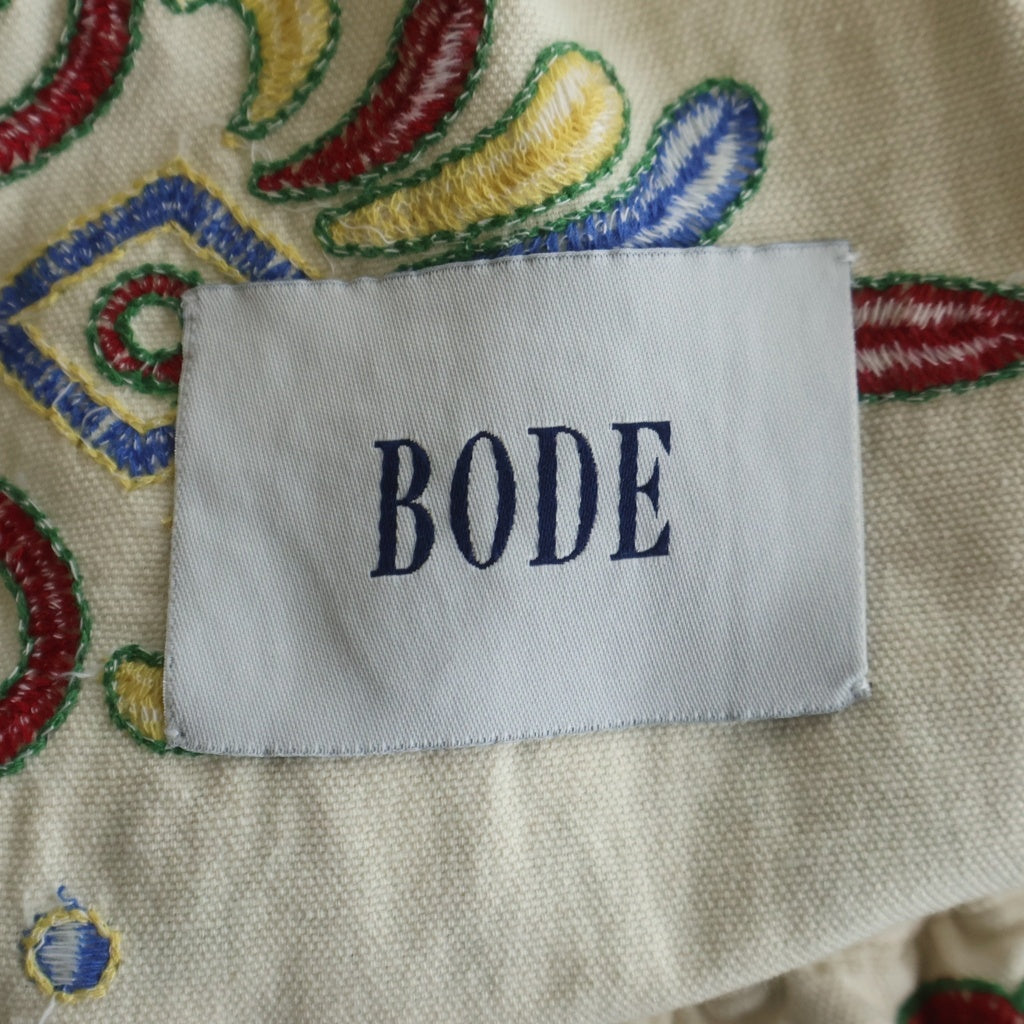 BODE(ボディ) Embroidered Carnival Short MRF22BT009 刺繍 カーニバルショーツ ハーフパンツ ベージュ