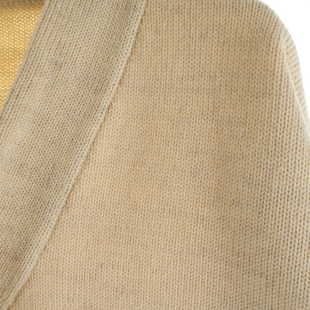 VISVIM(ヴィスヴィム) 21SS SELMER CARDIGAN 0121105012001 肉厚ニット長袖カーディガン ベージュ