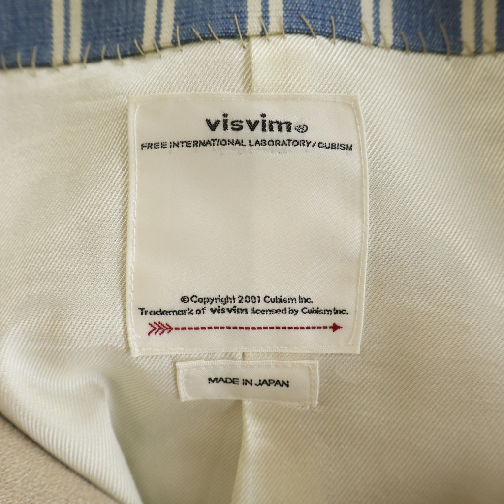 VISVIM(ヴィスヴィム) ROADSTER SWING TOP 0120205013023 ロードスタースイングトップ ジップアップジャケット ベージュ