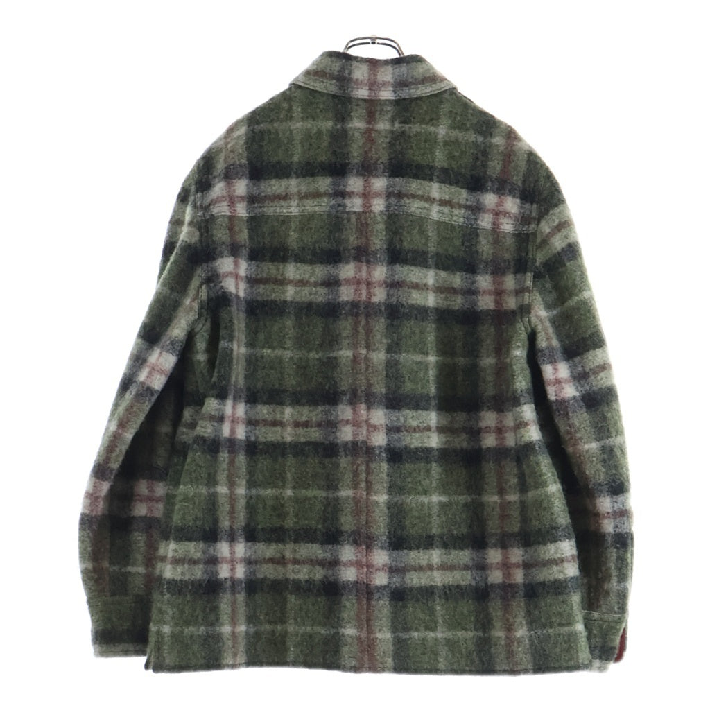 ISABEL MARANT(イザベル マラン) PADDED CHECK FLANNEL SHIRT IUJA9F392 中綿 チェックフランネル長袖シャツジャケット グリーン