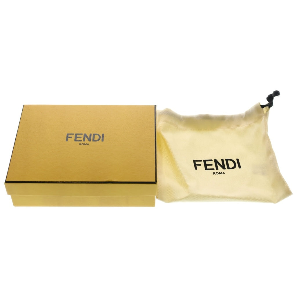 FENDI(フェンディ) TEDDY BEAR CHARM ORSETTO JAQUARD 7AP085 テディベア FF柄 チャーム ストラップ ブラウン レディース