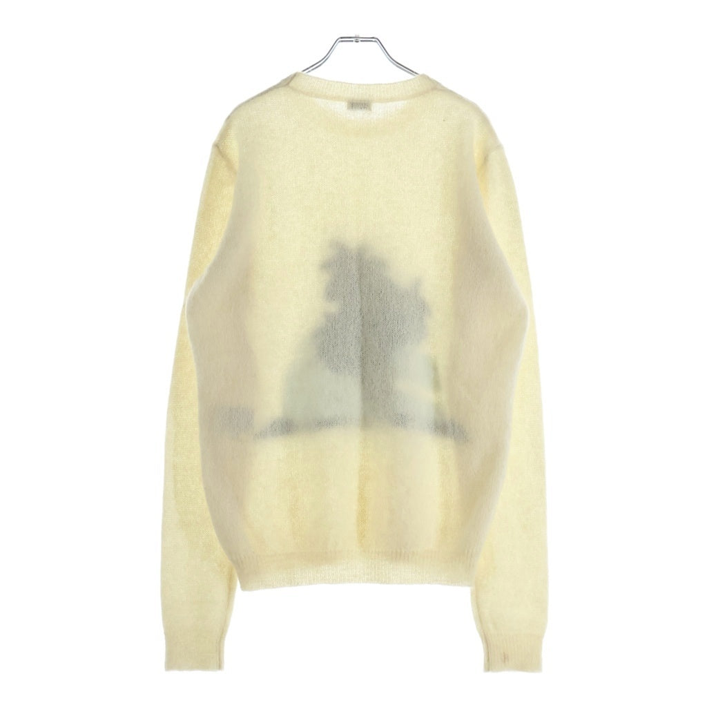 SAINT LAURENT PARIS(サンローランパリ) PALM TREE KNIT 503020 YA2OF パームツリー 長袖ニットセーター アイボリー