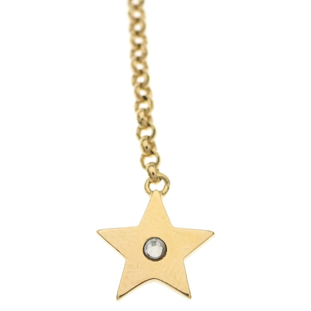 DIOR(ディオール) 1pラインストーン スターモチーフ ネックレス ゴールド レディース