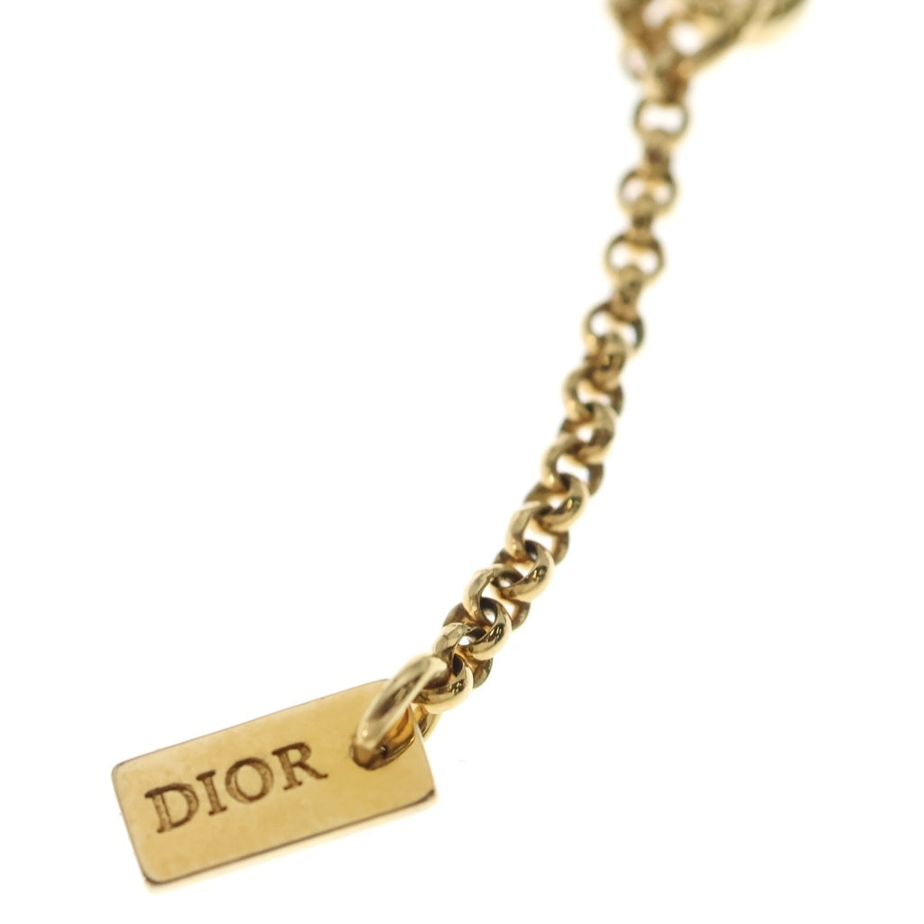 DIOR(ディオール) 1pラインストーン スターモチーフ ネックレス ゴールド レディース