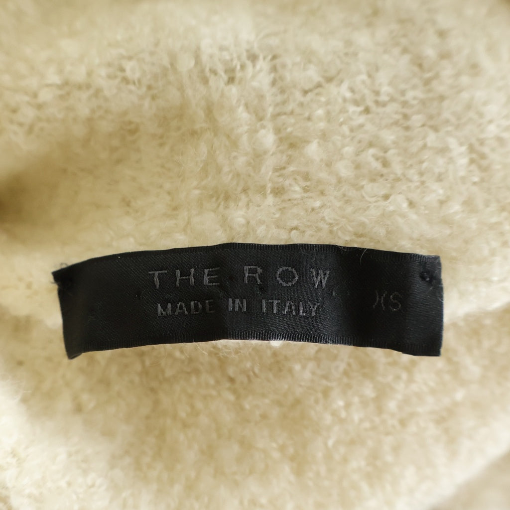 THE ROW(ザロウ) カシミア シルク タートルネック 長袖ニットセーター アイボリー M219