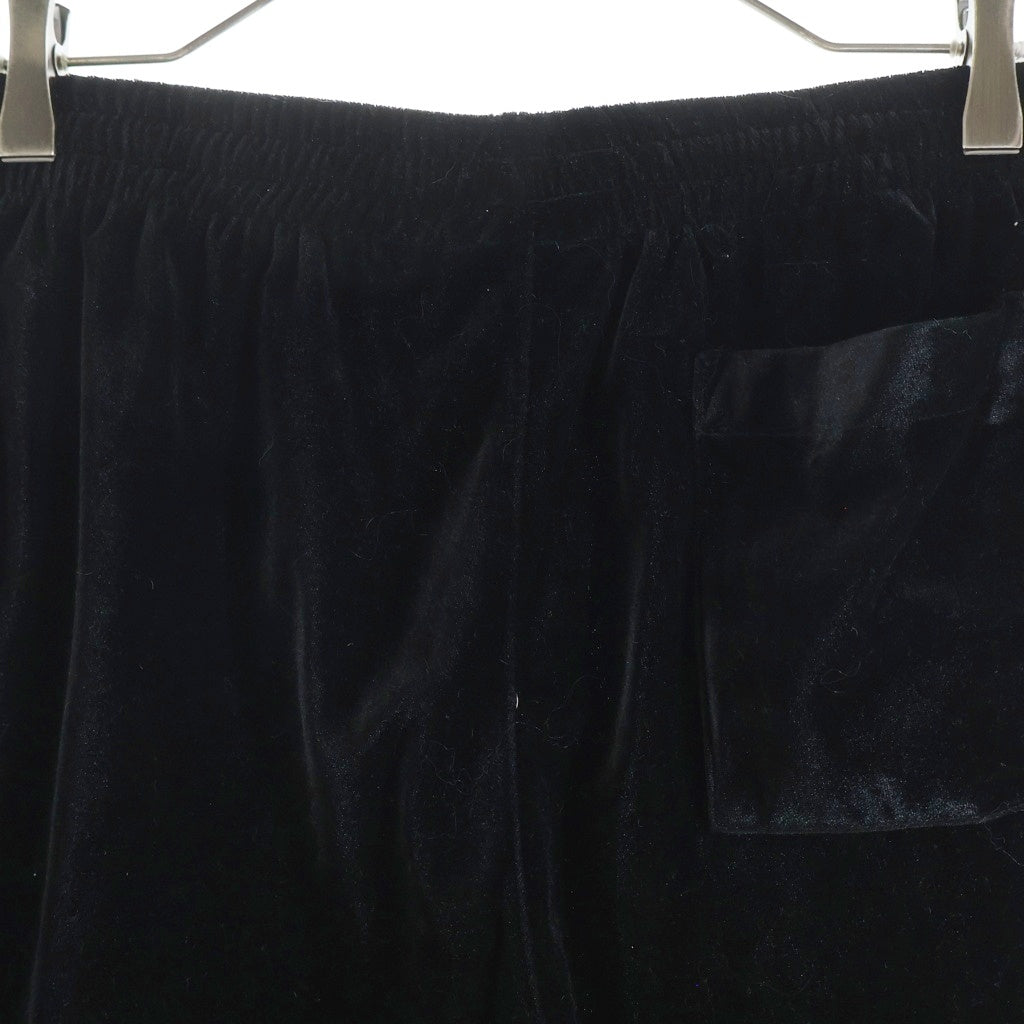 SUPREME(シュプリーム) SIDE LINE TRACK VELOUR PANTS サイドライン ベロアトラックパンツ ブラック