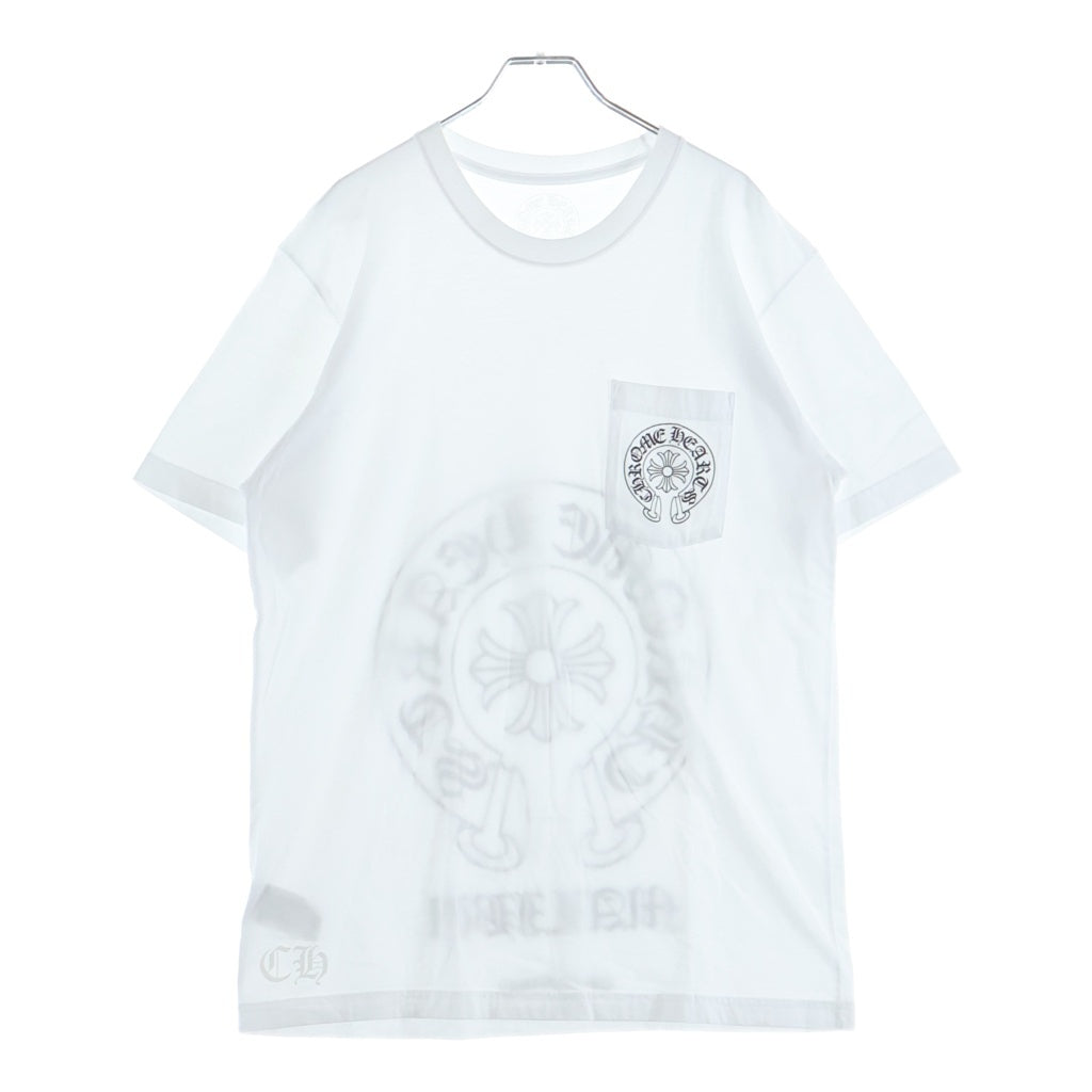 CHROME HEARTS(クロムハーツ) CH T-SHIRT LTD MALIBU マリブ限定 ホースシュープリント 半袖Tシャツ ホワイト