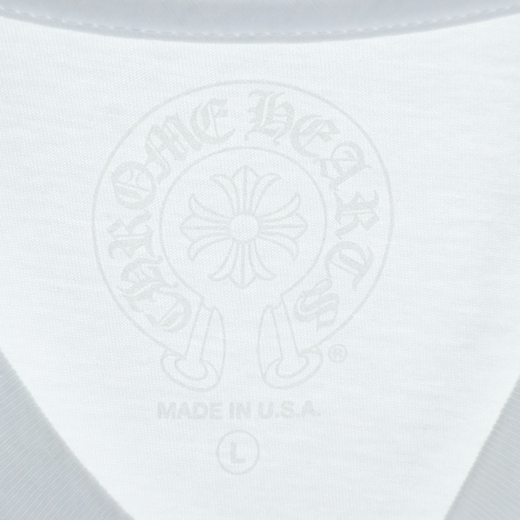 CHROME HEARTS(クロムハーツ) CH T-SHIRT LTD MALIBU マリブ限定 ホースシュープリント 半袖Tシャツ ホワイト