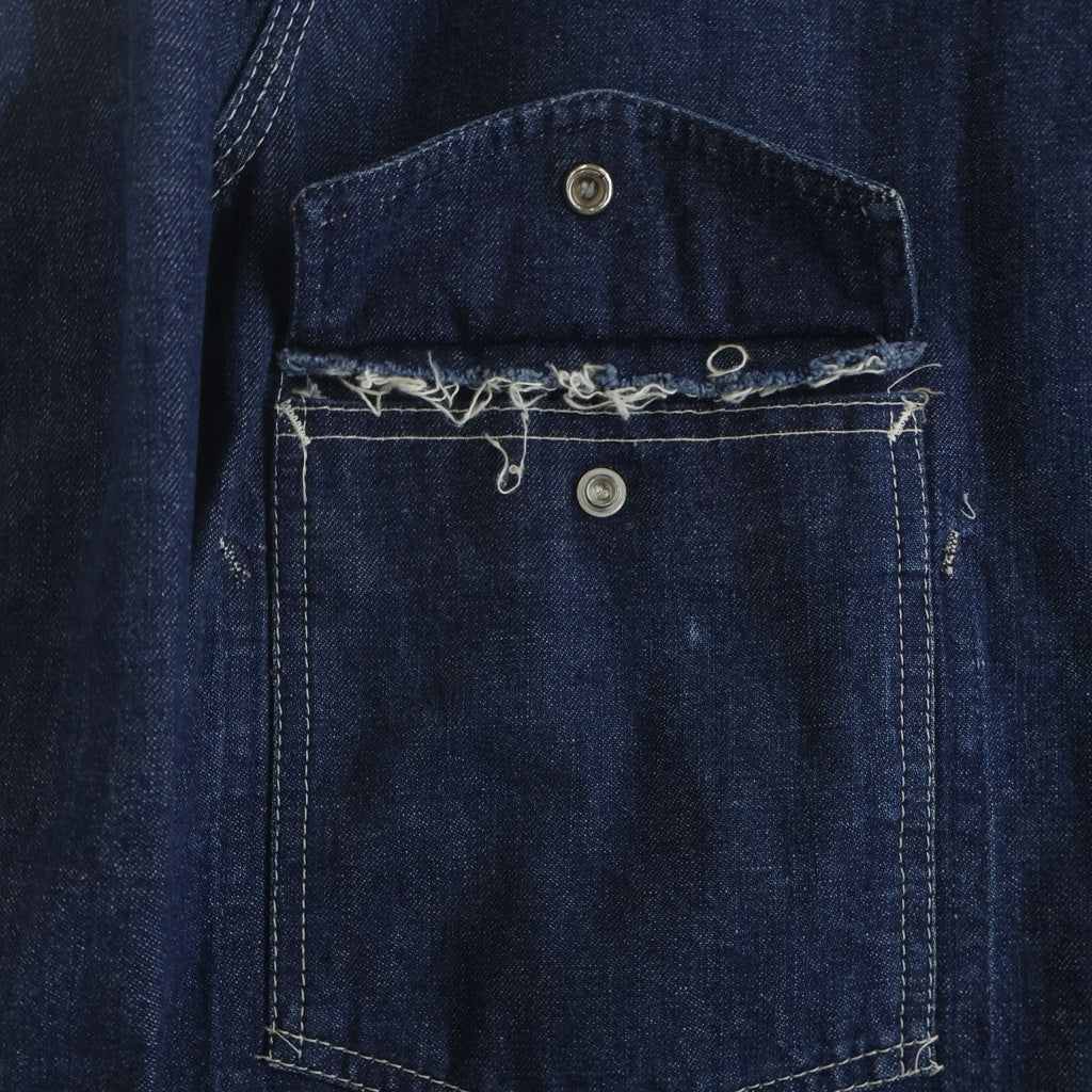 CARHARTT(カーハート) 80s VINTAGE ヴィンテージ ハートタグ カナダ製 復刻 カバーオール デニム ジャケット インディゴ 1857