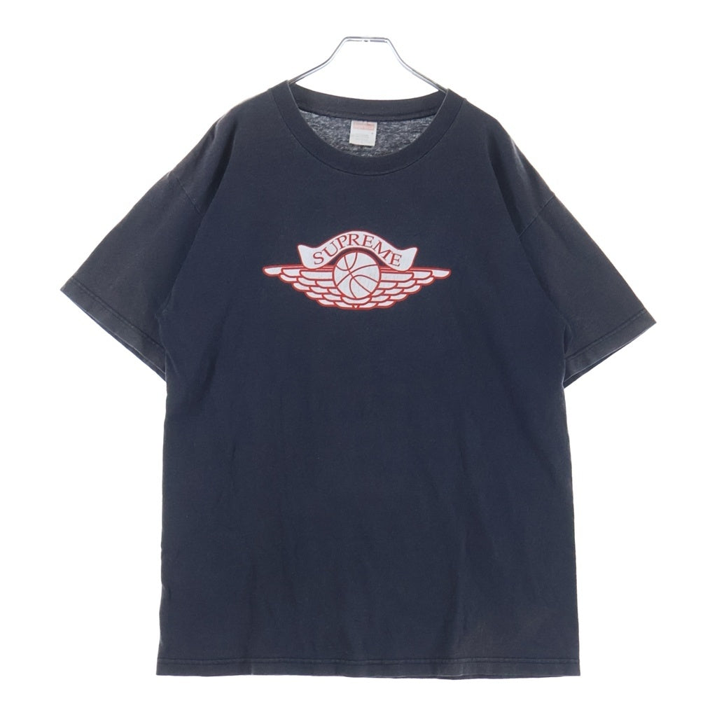 SUPREME(シュプリーム) 98AW Wing Tee ウィング ロゴプリント クルーネック半袖Tシャツ カットソー ブラック