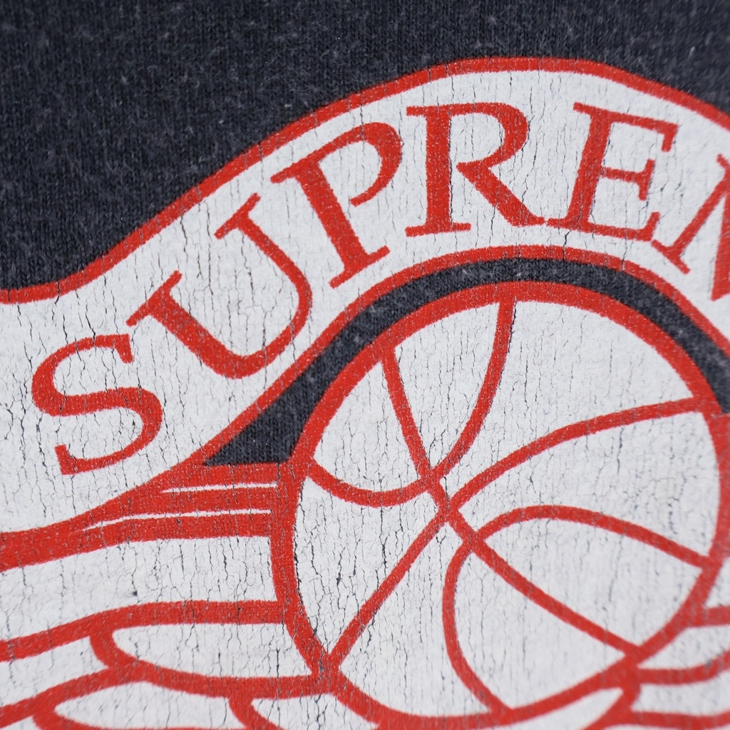 SUPREME(シュプリーム) 98AW Wing Tee ウィング ロゴプリント クルーネック半袖Tシャツ カットソー ブラック