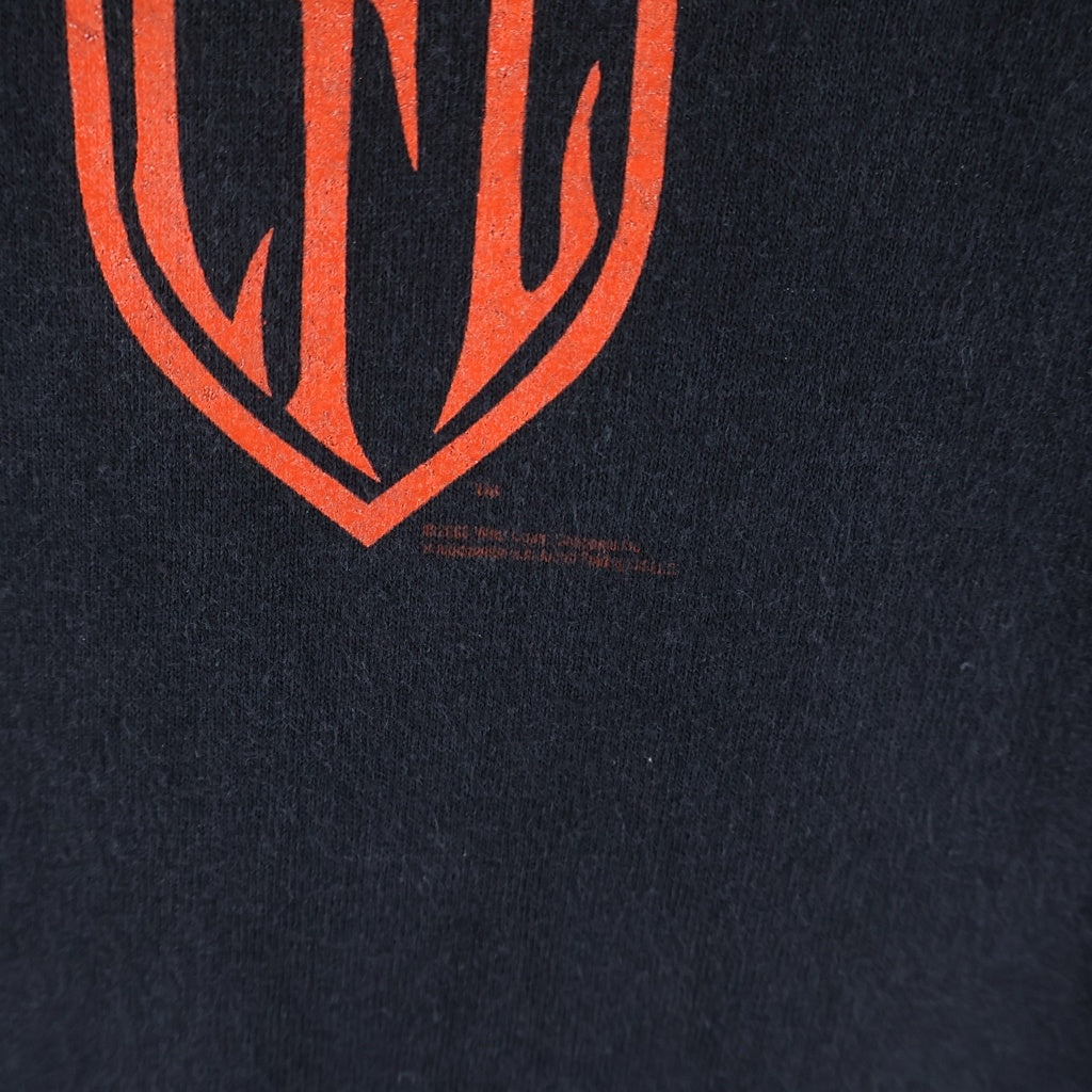 VINTAGE(ヴィンテージ) 90-00s West Coast Choppers Red Flame L/S Tee ウエストコーストチョッパーズ レッドフレイム アイアンクロス 長袖Tシャツ カットソー ブラック