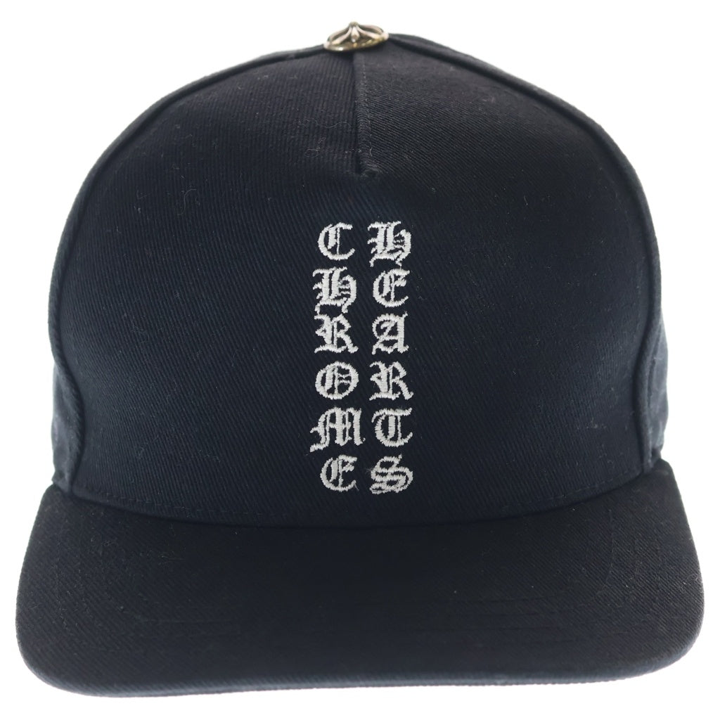 CHROME HEARTS(クロムハーツ) Vertical Logo Hat CHロゴ ベースボールキャップ 帽子 ブラック
