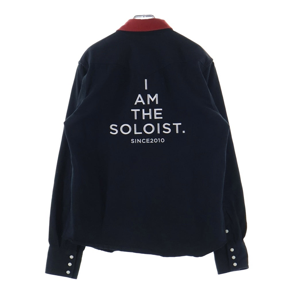 TAKAHIROMIYASHITA The SoloIst.(タカヒロミヤシタザソロイスト) 19AW ×Wrangler ラングラー 長袖シャツ ジャケット ブラック