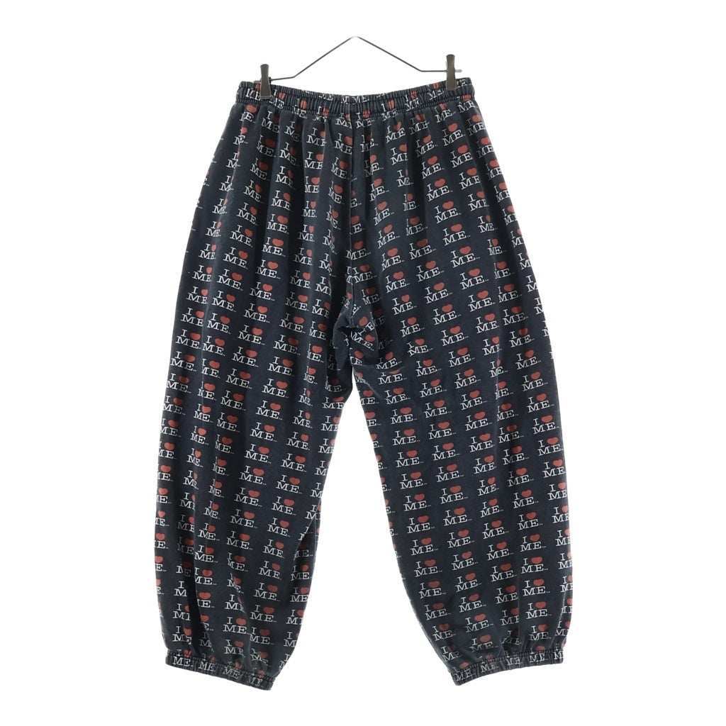 NO BRAND(ノーブランド) Asley Williams アシュリー ウィリアムズ ワイド スウェット パンツ ブラック