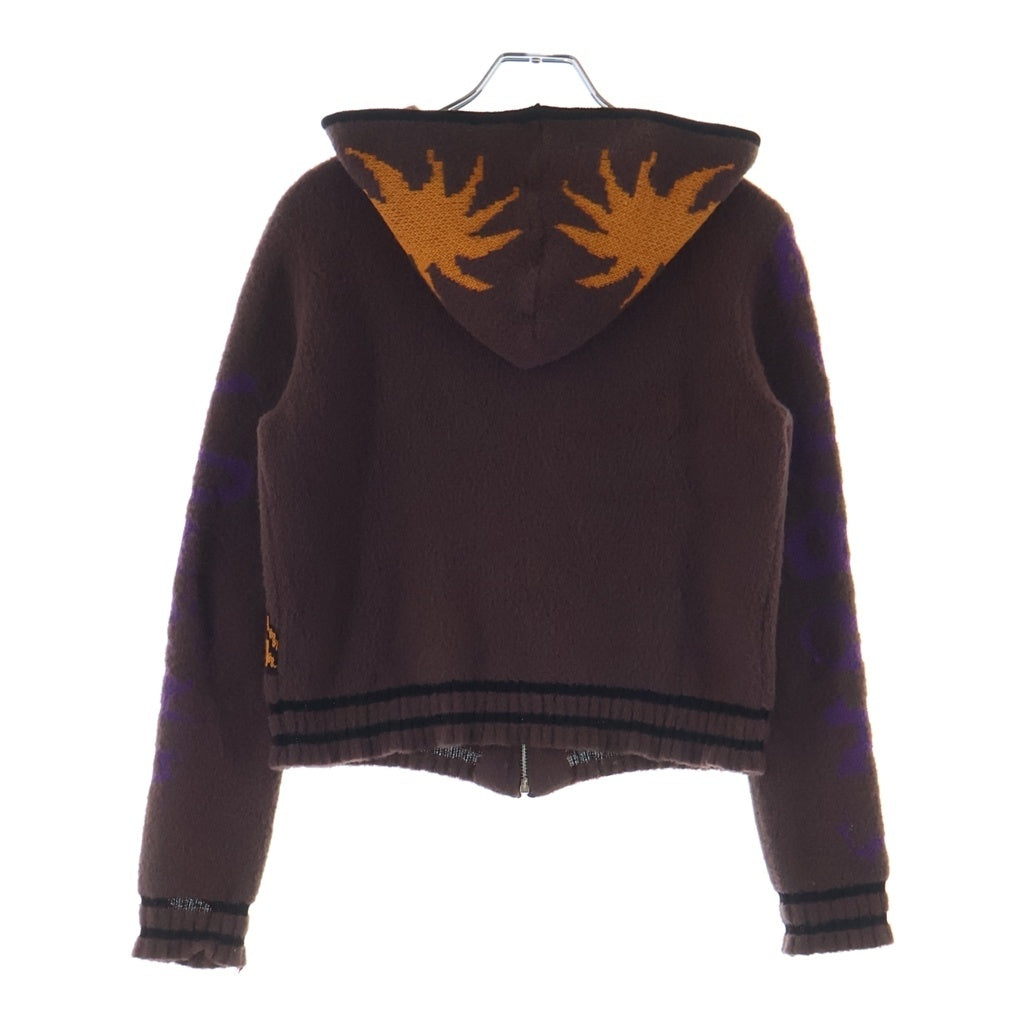 CHOPOVA LOWENA(チョポヴァロウェナ) Tammie Jo Zip Up Hooded チョポヴァ ロウェナ ジップアップ ニット フーディー パーカー バーガンディ レディース