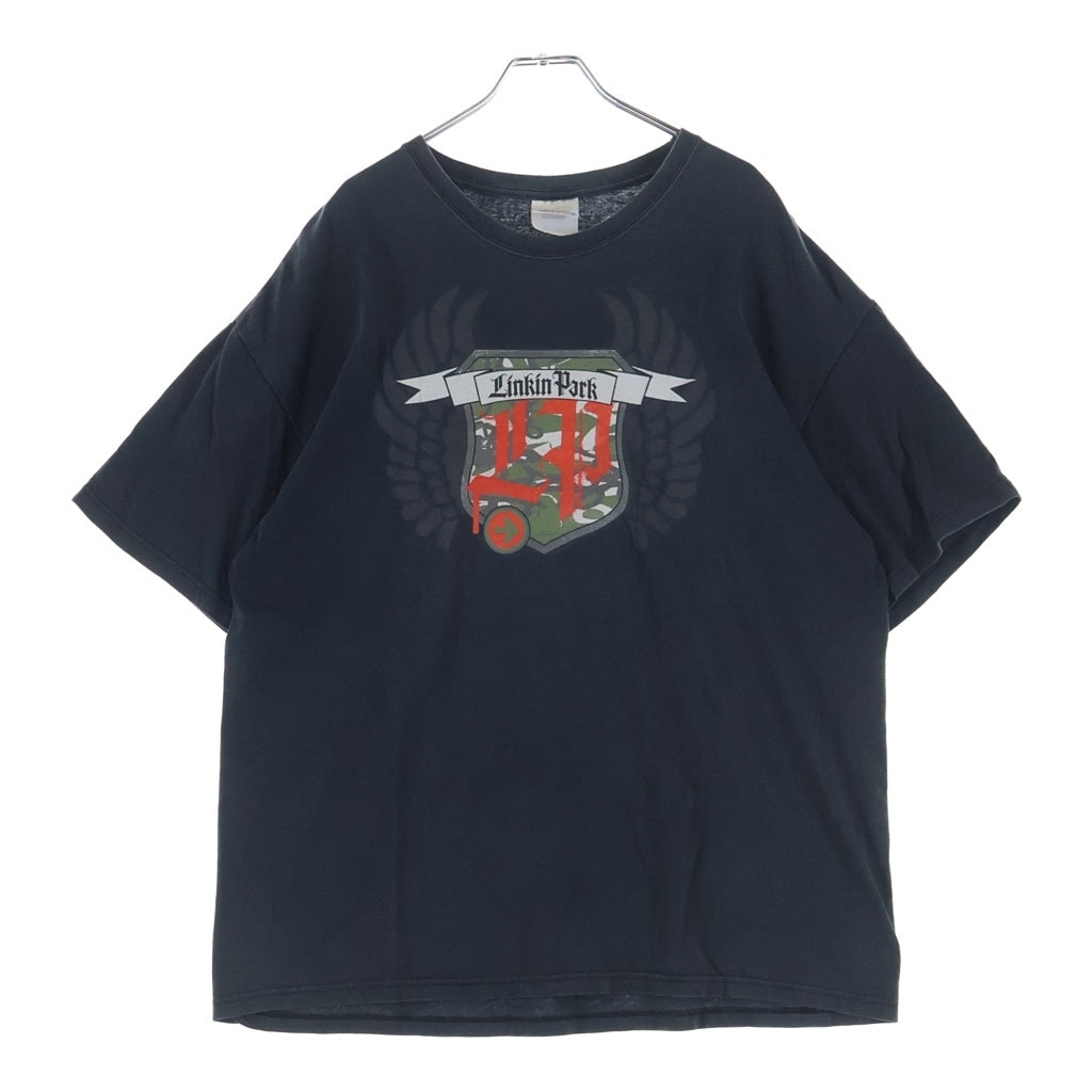 VINTAGE(ヴィンテージ) 00s LINKINPARK 2004 リンキンパーク フロントロゴプリント バンド半袖Tシャツカットソー ブラック